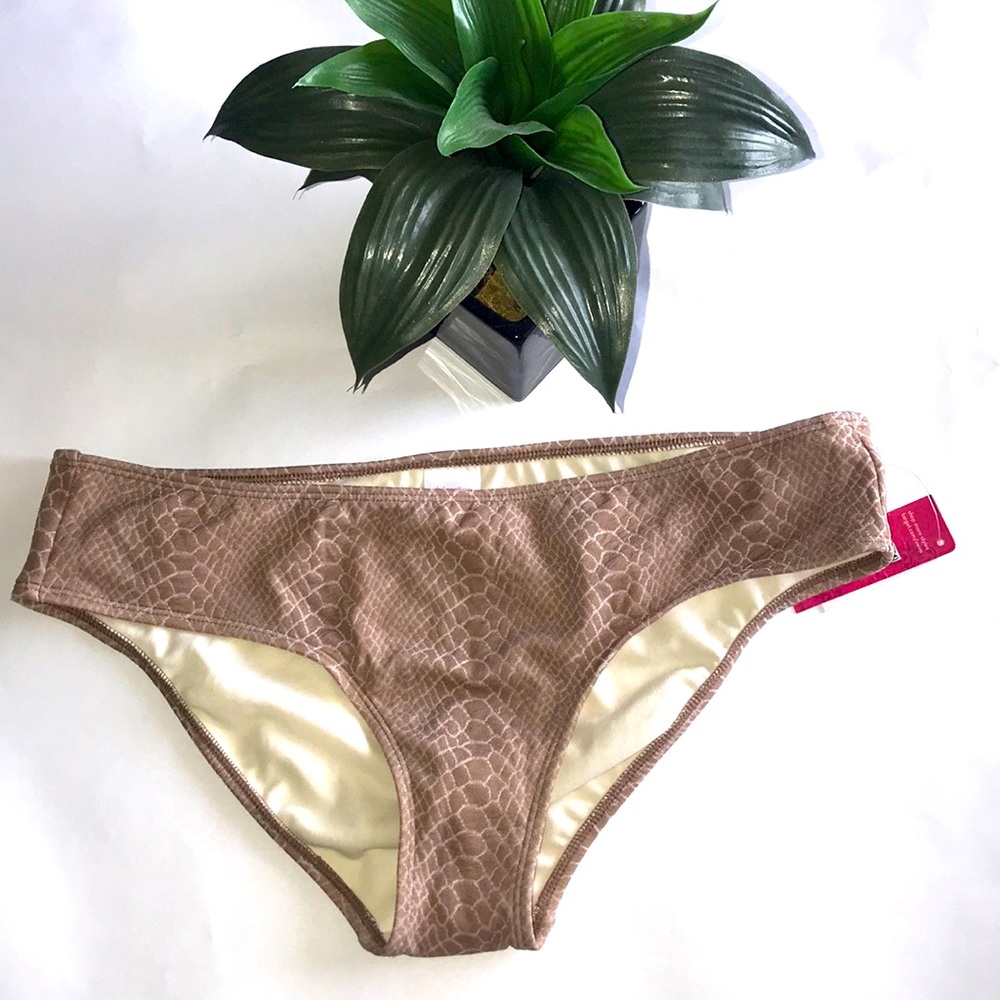 Xhilaration Brown Snake Print bikini Bottom XL